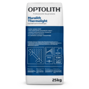 Superlekki tynk termoizolacyjny – Optomur Muralith Thermolight