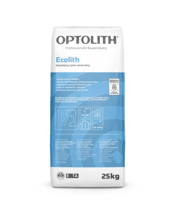 Szlachetny Tynk Mineralny – Optoplast Ecolith