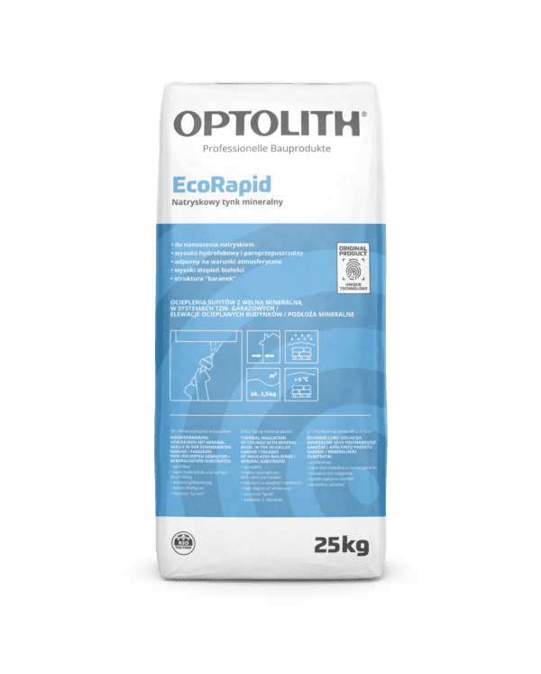 Natryskowy Tynk Mineralny – Optoplast EcoRapid