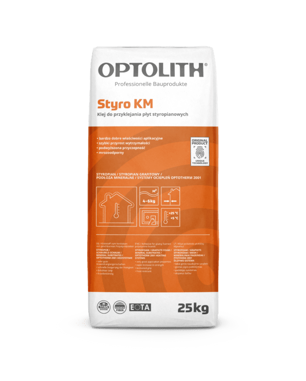 Klej Do Przyklejania Płyt Styropianowych – Optotherm Styro KM